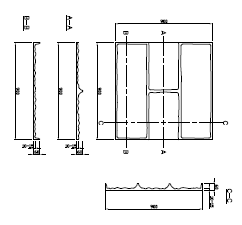 N-2 割石布積模様