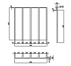 HR-4 自然石積模様