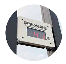 発電量表示器